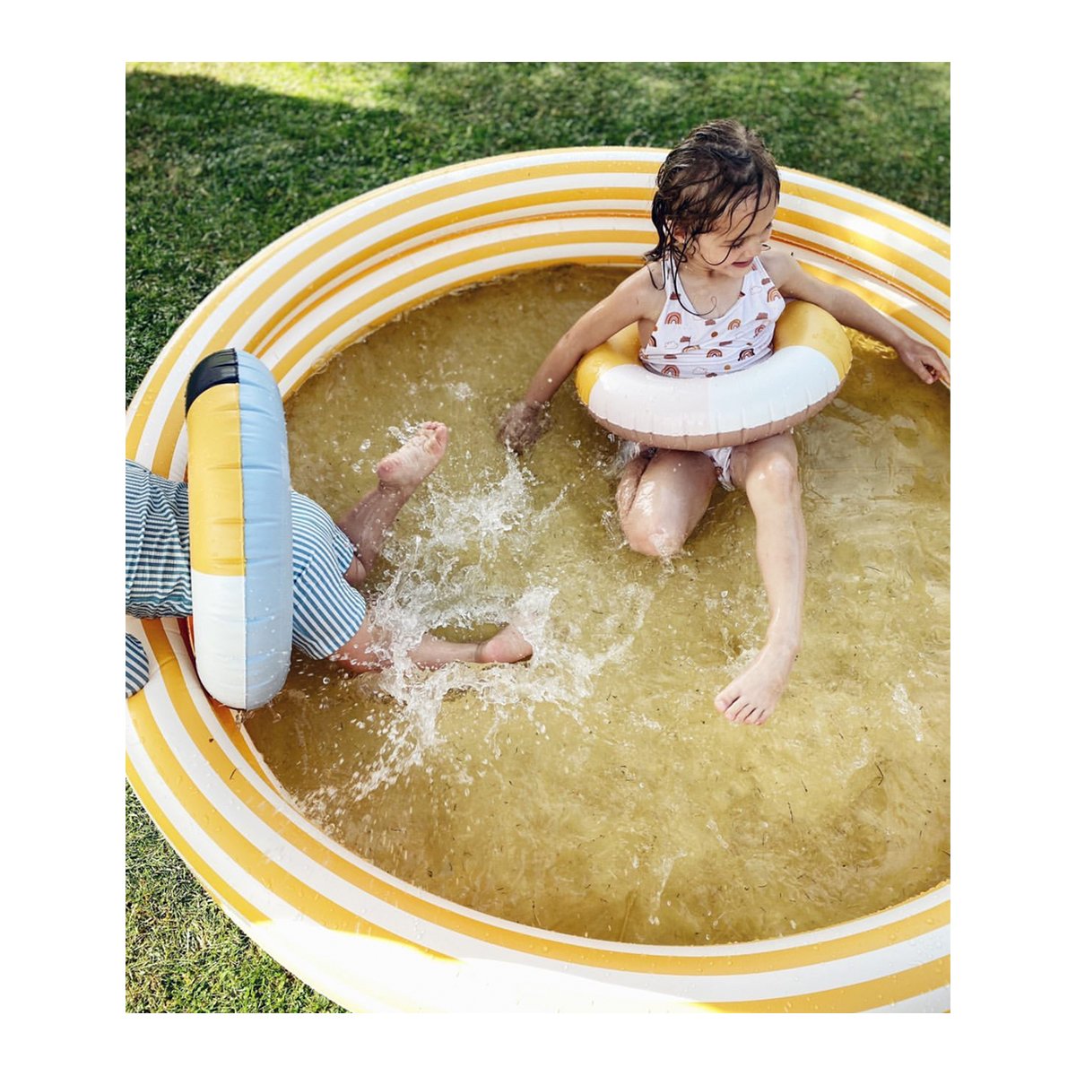 Liewood  Baloo Swim Ring - Blue mix 1-5Y