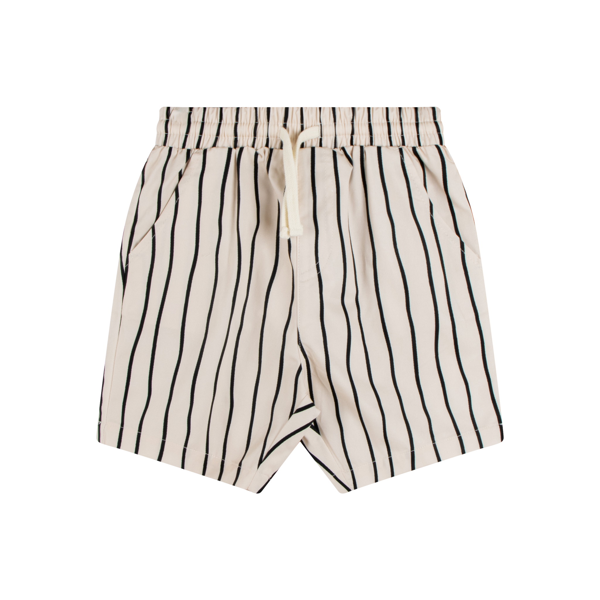 IMIN KIDS Knee Length Cotton Shorts Vertical Striped