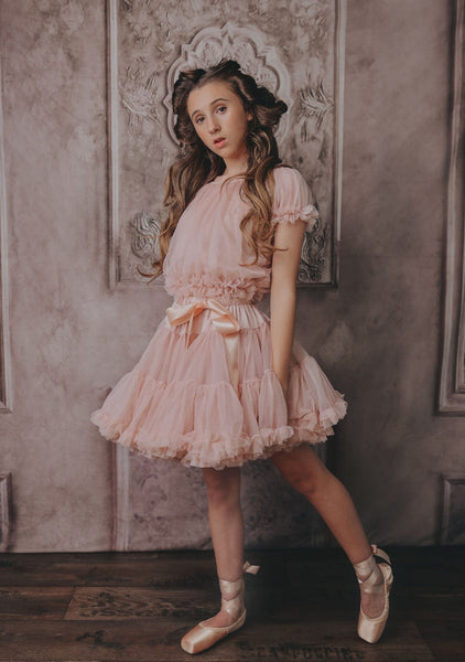 DOLLY BY LE PETIT TOM ® DOROTHY IN THE LAND OF DOLLS PETTISKIRT BALLET PINK