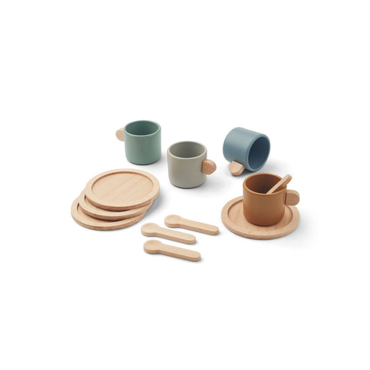 LIEWOOD CALLUM PLAY TABLEWARE BLUE MULTI MIX