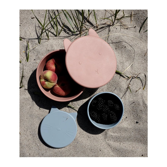 LIEWOOD  Charlot Snack Box Large - Rabbit dark rose