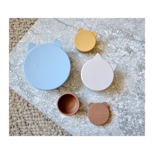 LIEWOOD  Charlot Snack Box Large - Rabbit sea blue