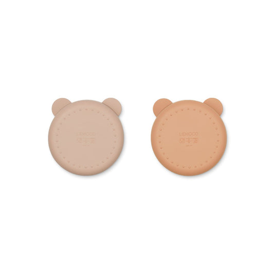 LIEWOOD CONNIE DIVIDER BOWL 2-PACK  ROSE MIX