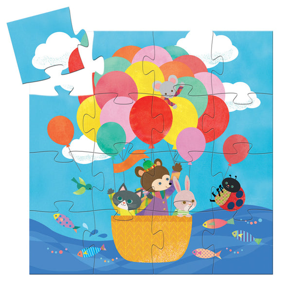 The Hot Air Balloon 16pc Silhouette Puzzle