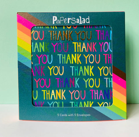 Paper Salad Thank You Repeat Cards