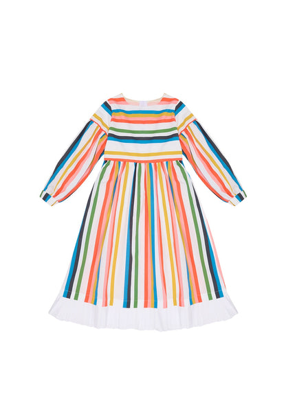THE MIDDLE DAUGHTER On Tenterhooks Multi-Stripe Dress