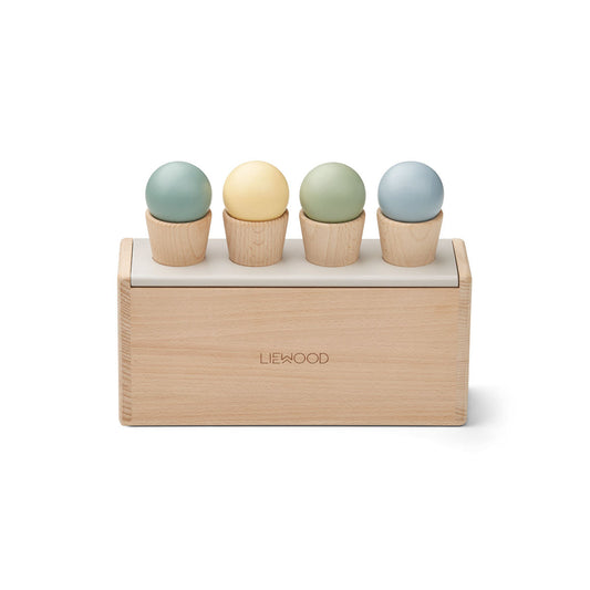 LIEWOOD ETTA ICE CREAM TOY BLUE MULTI MIX