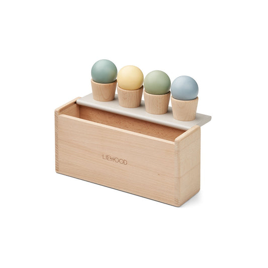 LIEWOOD ETTA ICE CREAM TOY BLUE MULTI MIX