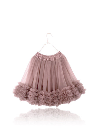 DOLLY BY LE PETIT TOM ® FRILLY SKIRT MAUVE
