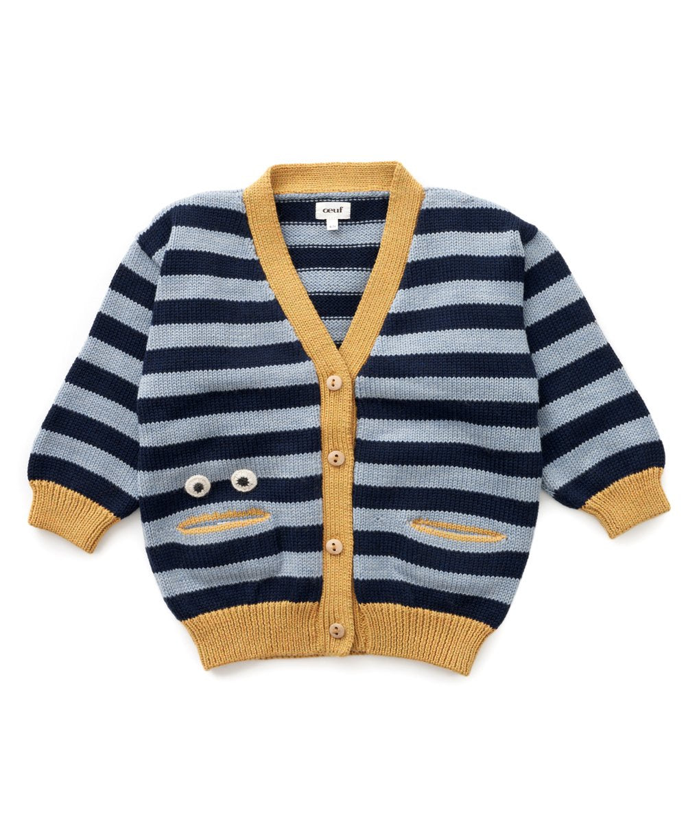 OEUF NYC Blabbermouth Cardi Dark Navy