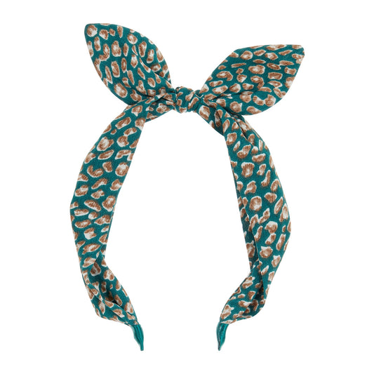 Mimi & LulaAnimal Knotted Bow Alice - Forest