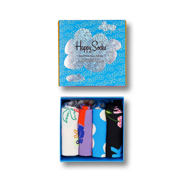 Happy Socks Gift Set Good Times 4-Pack Happy Socks