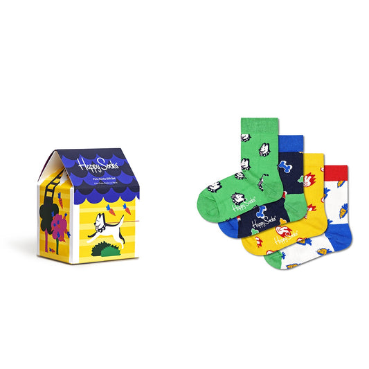 Happy Socks Gift Set Kids Pets Socks 4-Pack