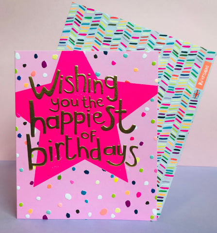 Paper Salad WISHING YOU THE HAPPIEST BIRTHDAY CARD