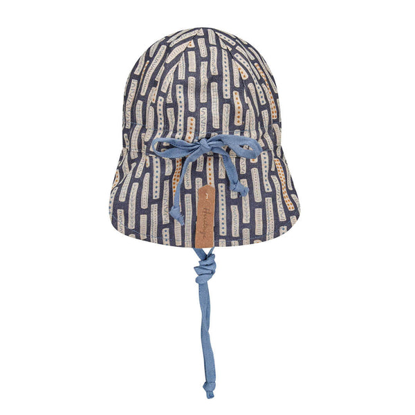 BEDHEAD HATS Reversible Baby Flap Sun Hat - Simpson / Steele