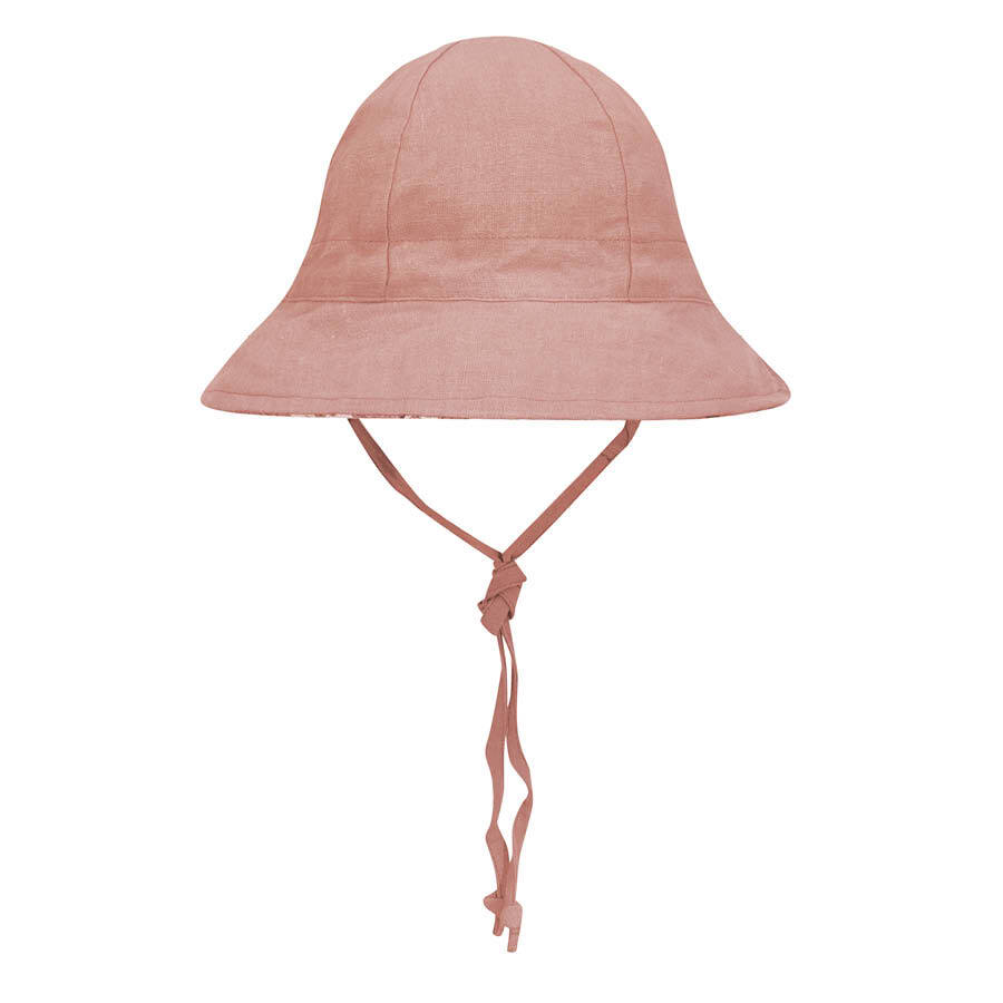 BEDHEAD HATS  Girls Reversible Sun Hat - Gingham / Rosa