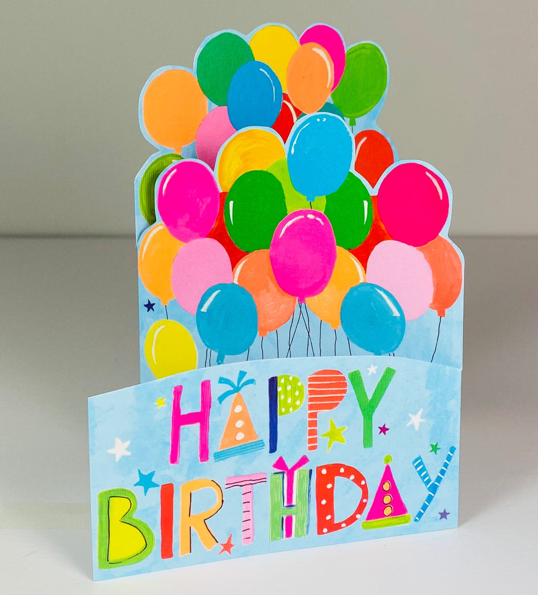 Paper Salad HAPPY BIRTHDAY BALLOONS – Things Adorable