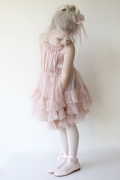 DOLLY BY LE PETIT TOM ® DOLLY RUFFLED CHIFFON DANCE DRESS BALLET PINK