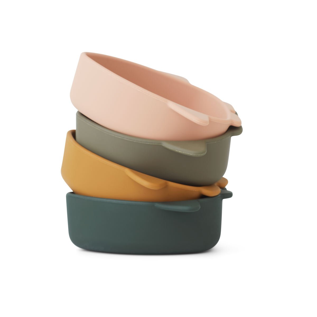 LIEWOOD Iggy Silicone Bowls 4 Pack - Space multi mix