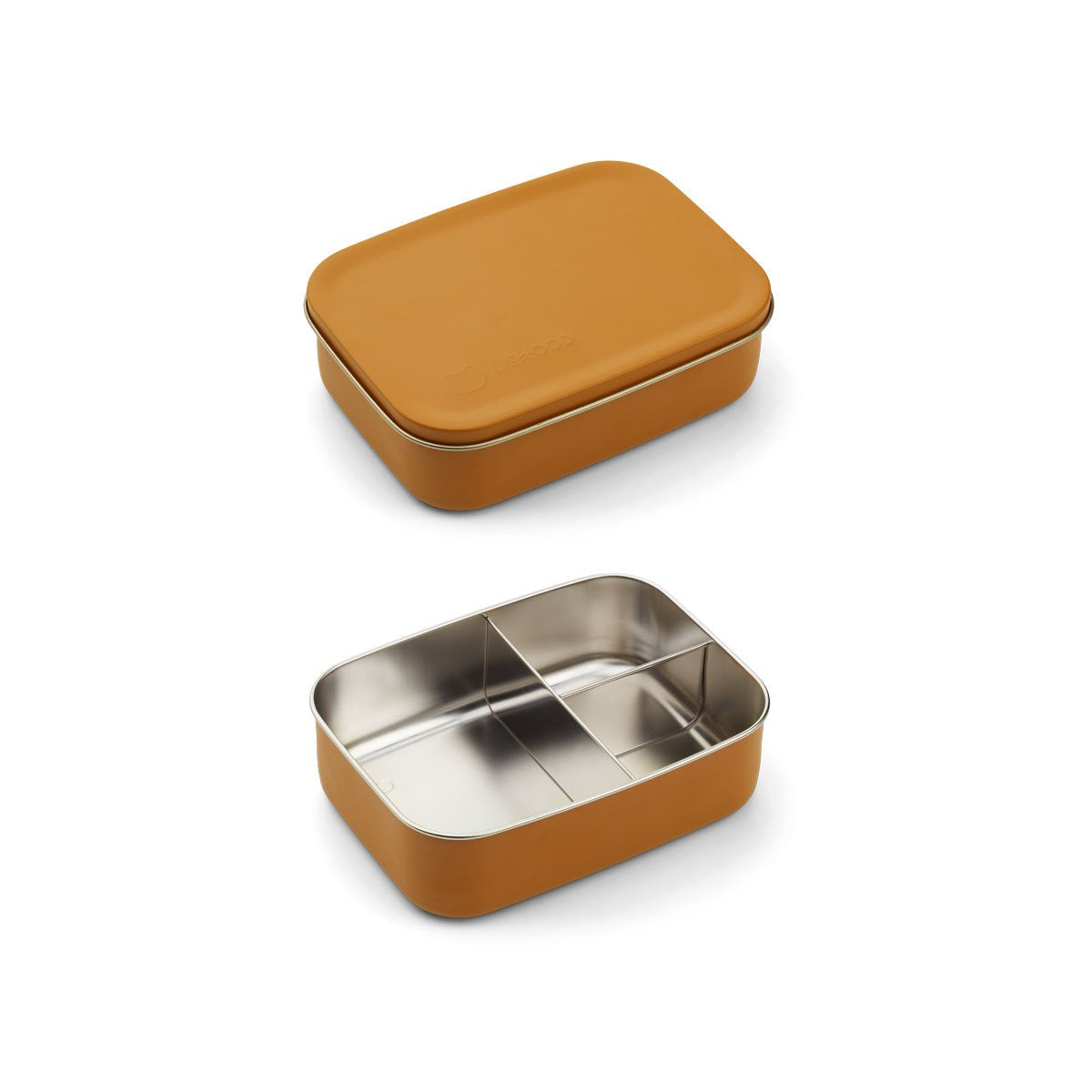 LIEWOOD JIMMY LUNCH BOX  MR BEAR MUSTARD