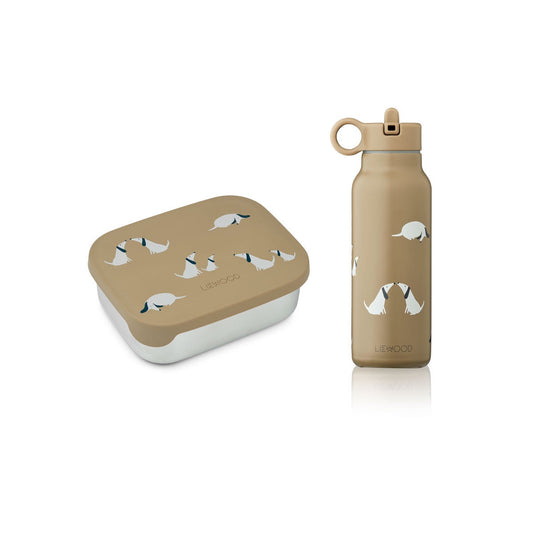 LIEWOOD JONI LUNCH BOX SET DOG / OAT MIX