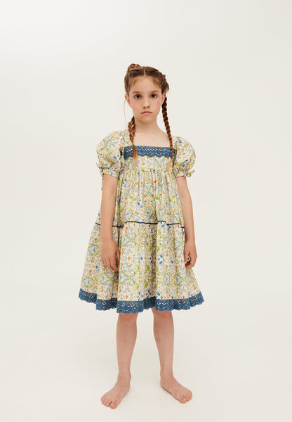 THE MIDDLE DAUGHTER Know Full Well Art & Crafts Floral Dress