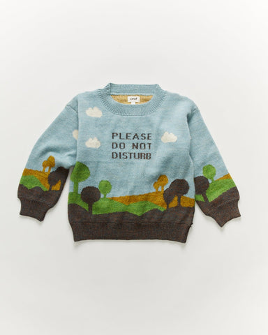 OEUF NYC Graphic Sweater Meadow