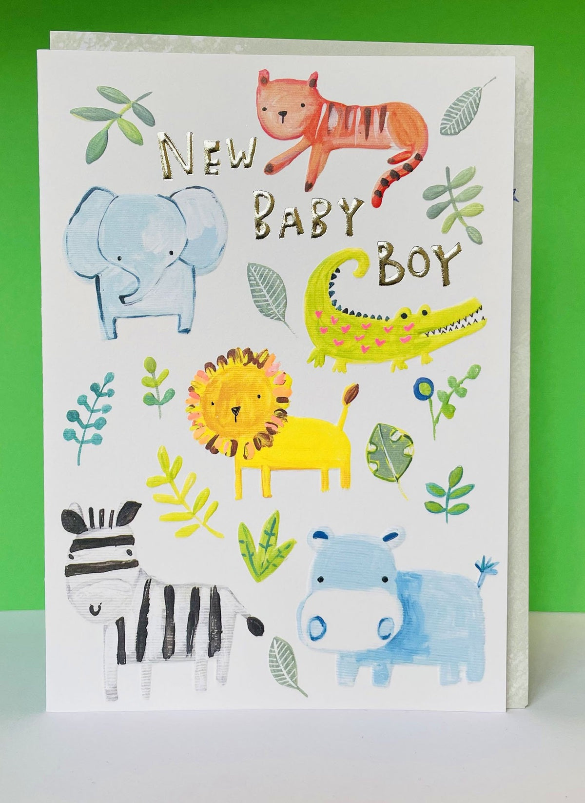 Paper Salad New Baby Boy CARD