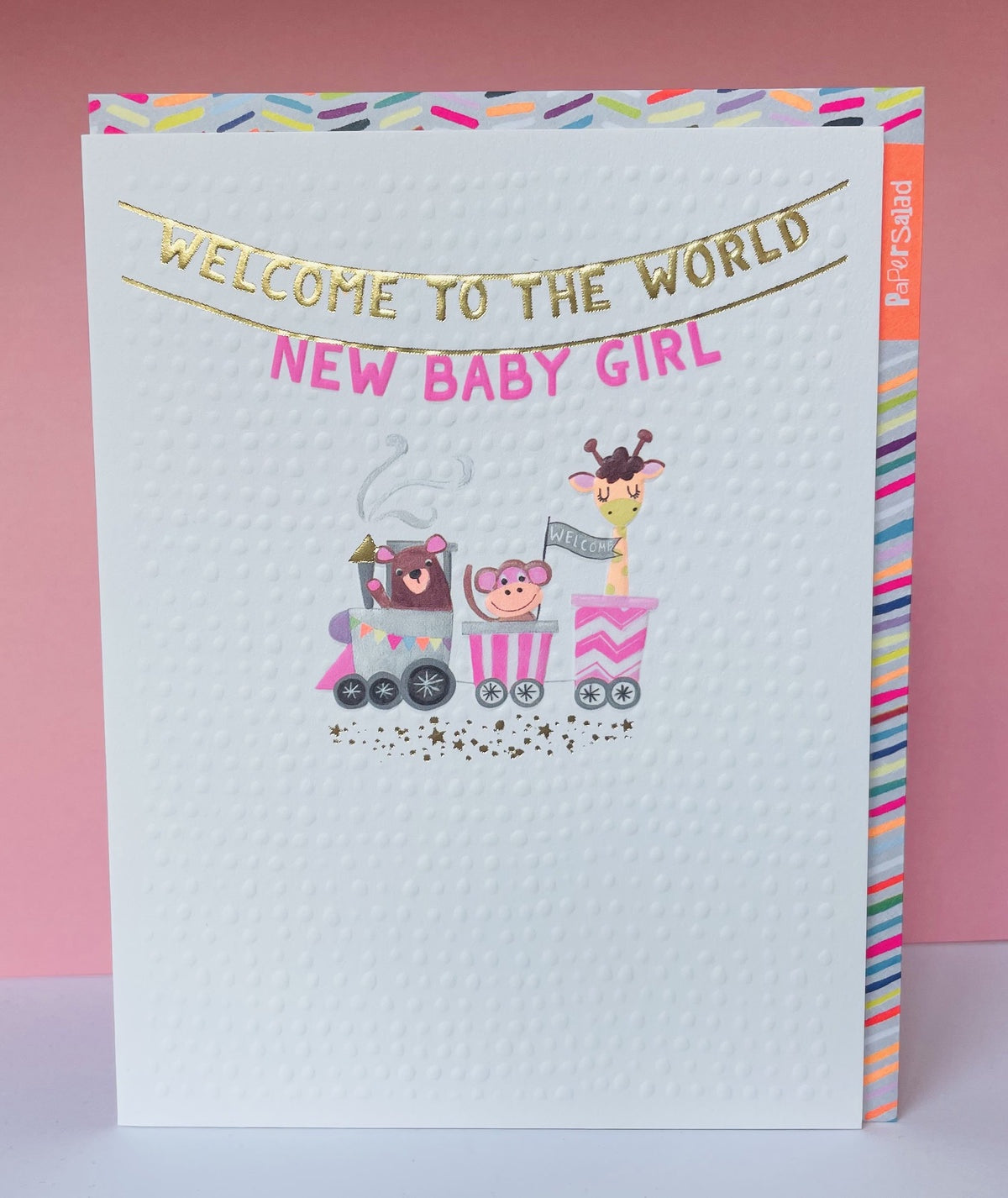 Paper Salad BABY GIRL CARD