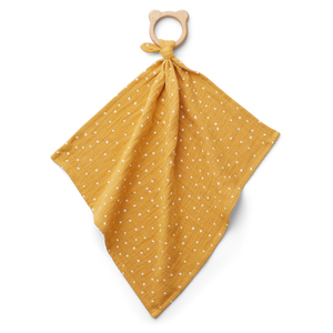 LIEWOOD Dines teether cuddle cloth Confetti yellow mellow