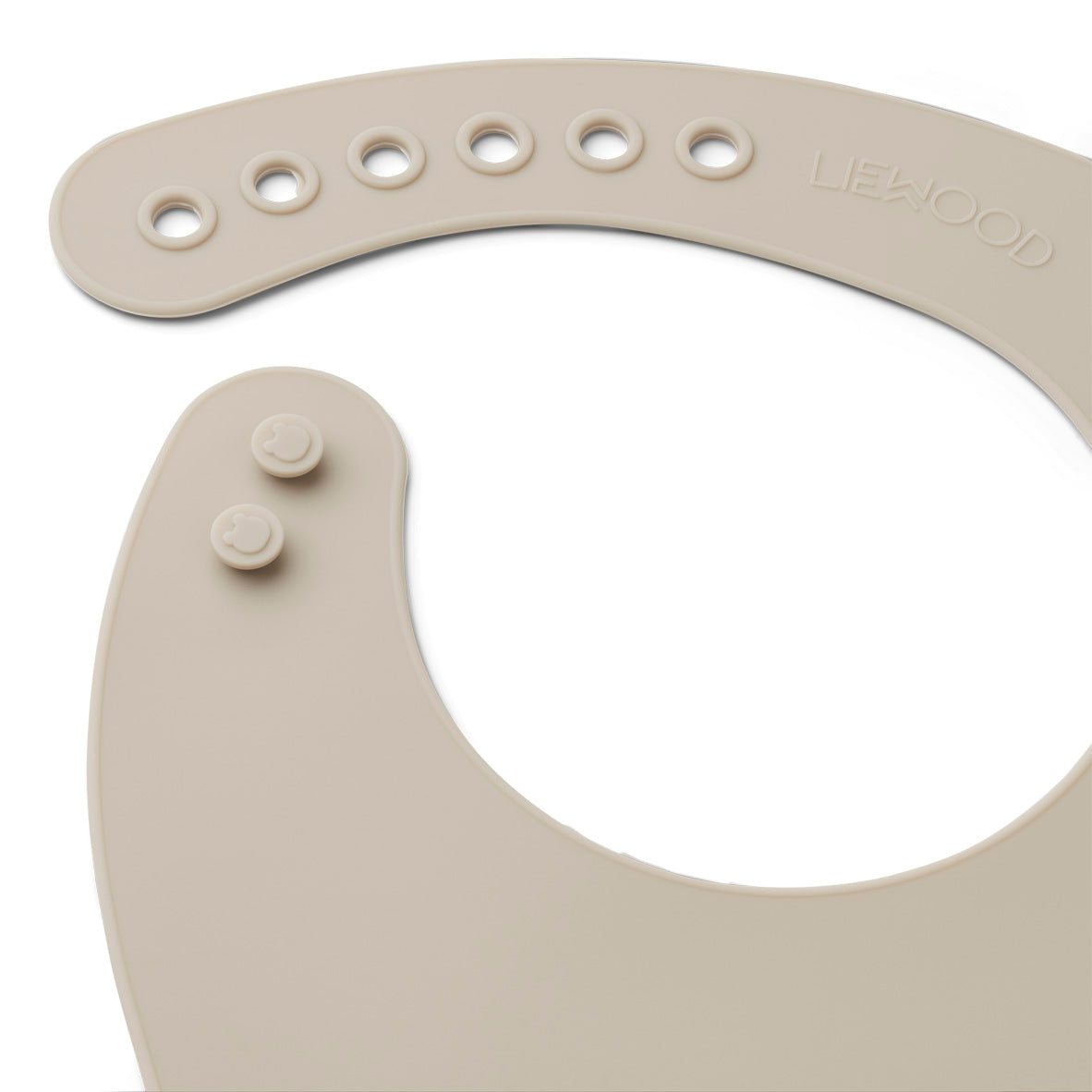 Liewood Tilda Silicone Bib 2 - Pack Dino dark sandy mix