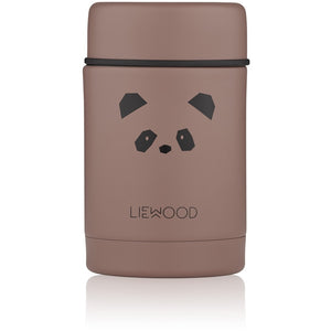 LIEWOOD NADJA FOOD JAR 250 ML Panda dark rose