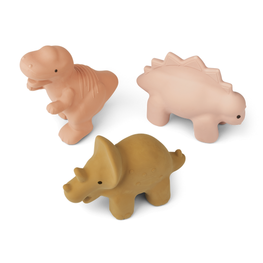 LIEWOOD David toys 3-pack Dino rose multi mix