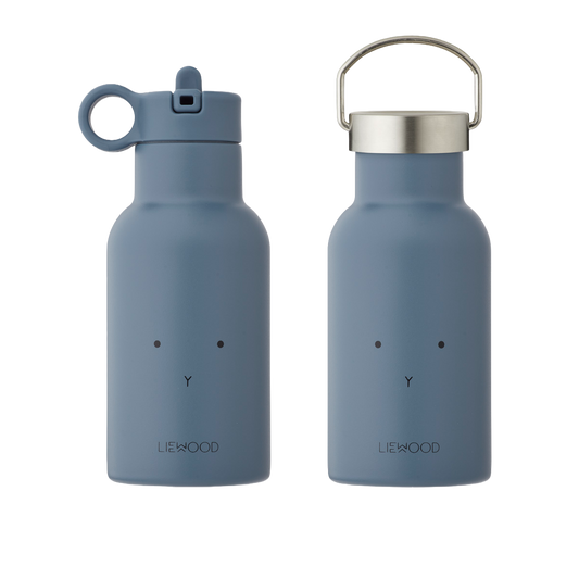LIEWOOD ANKER WATER BOTTLE 350 ML Rabbit blue wave