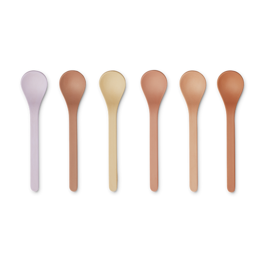 Liewood ERIN SPOON 6 PACK Light lavender multi mix