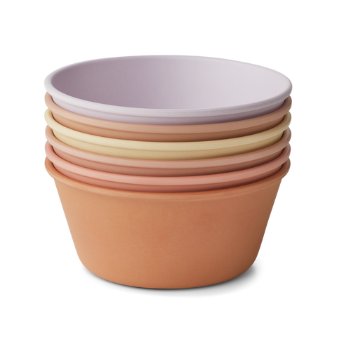 Liewood Irene bowl 6-pack Light lavender multi mix