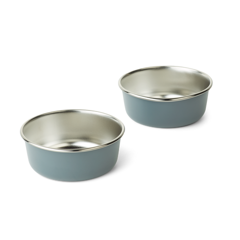 LIEWOOD EDGAR BOWL 2 PACK WHALE BLUE