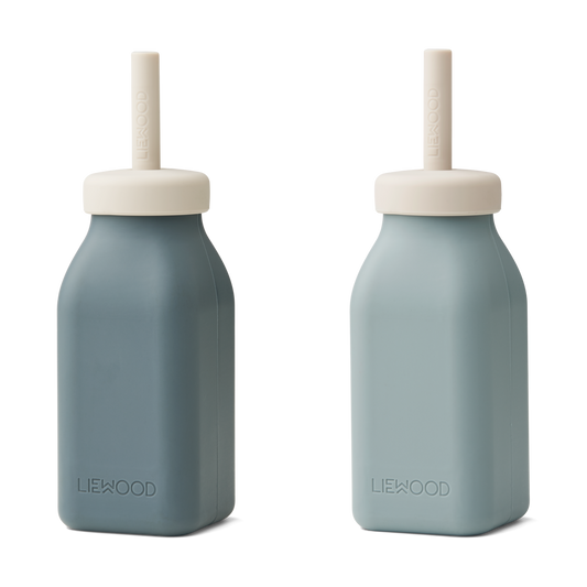 Liewood ERIKA MILKSHAKE BOTTLE 2 PACK BLUE MIX