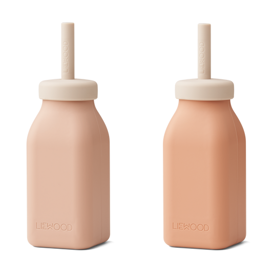 Liewood ERIKA MILKSHAKE BOTTLE 2 PACK ROSE MIX
