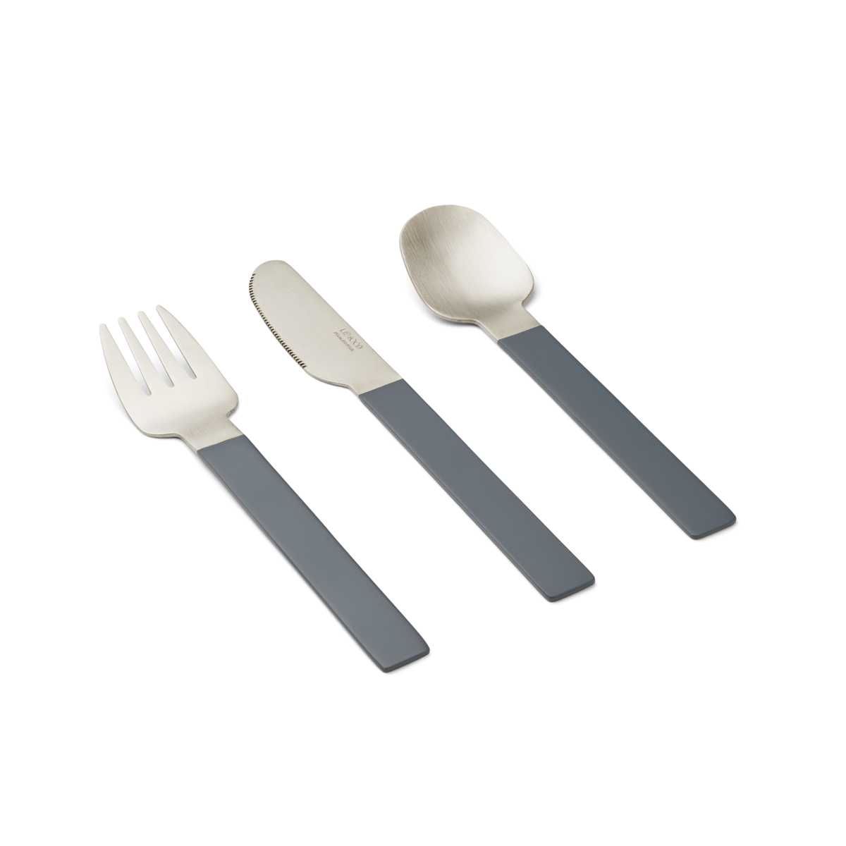 LIEWOOD COLIN CUTLERY SET Whale blue