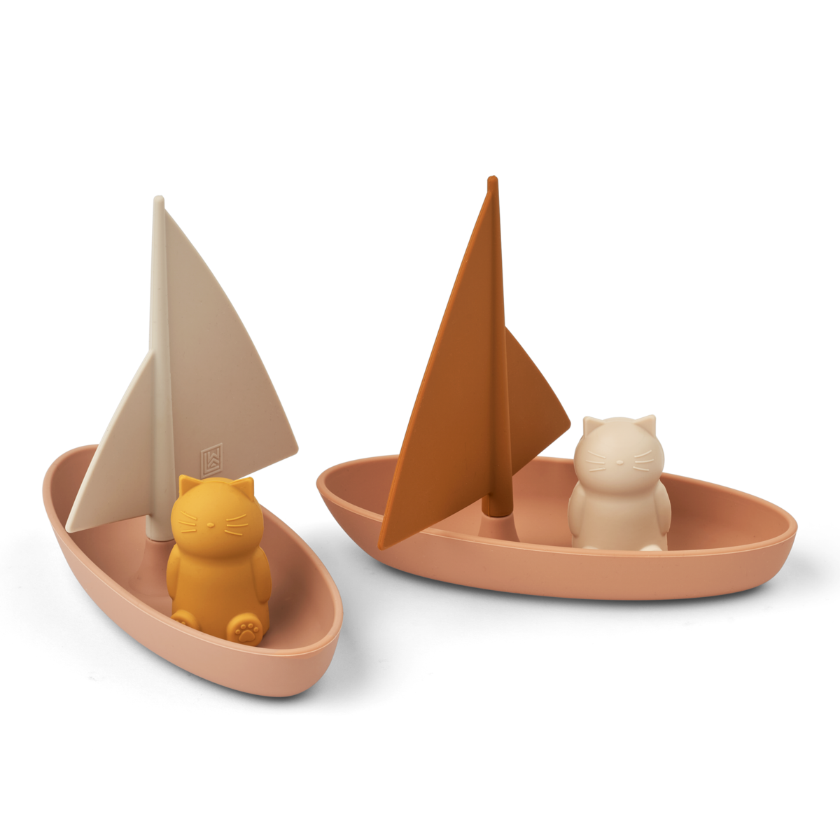 LIEWOOD ENSLEY TOY BOATS 2 PACK PALE TUSCANY MULTI MIX