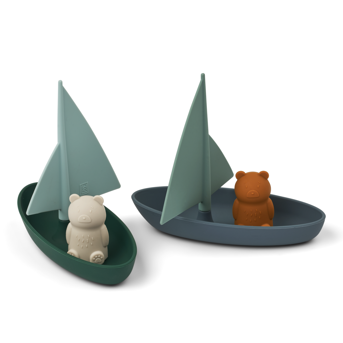 LIEWOOD ENSLEY TOY BOATS 2 PACK Whale blue multi mix