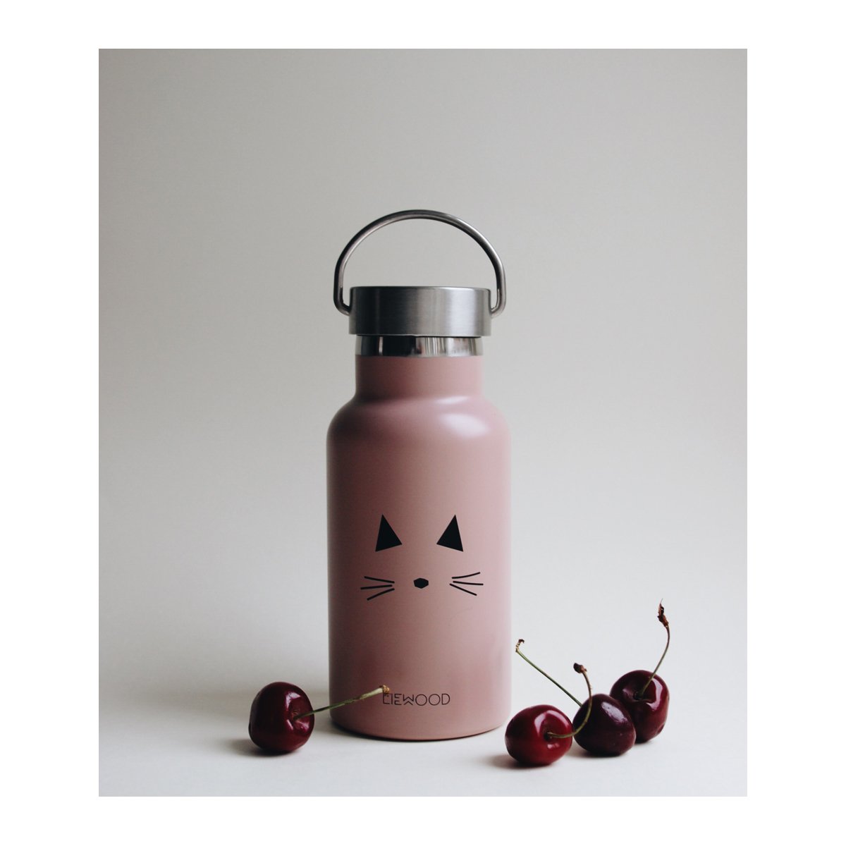 LIEWOOD ANKER WATER BOTTLE 350 ML Cat rose