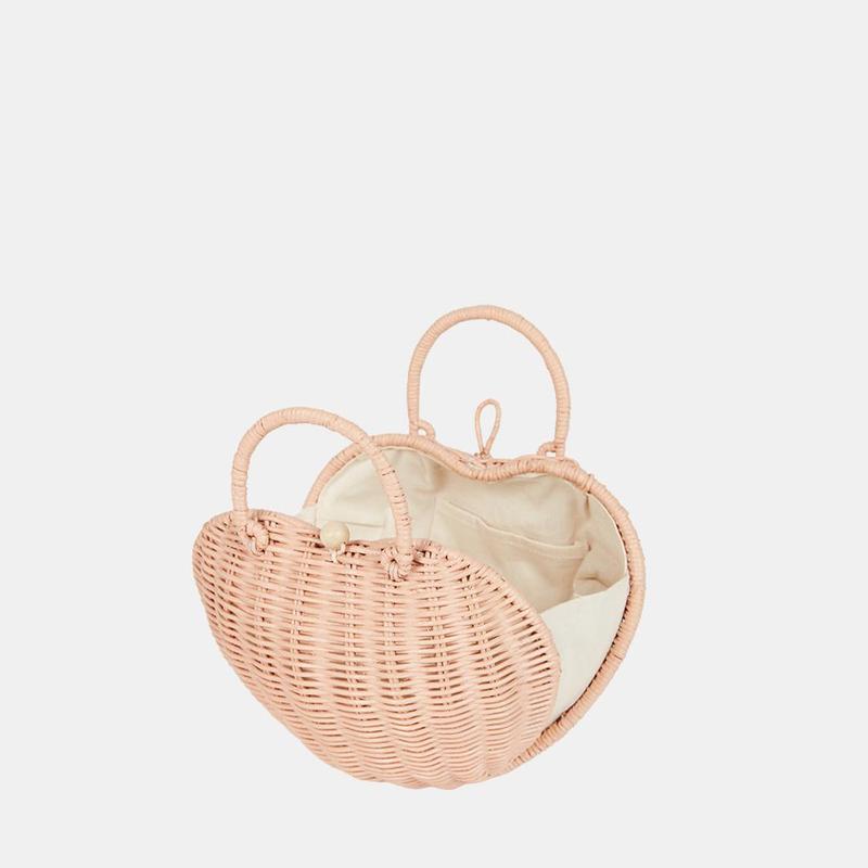 OLLI ELLA Rattan Luvya Bag - Rose