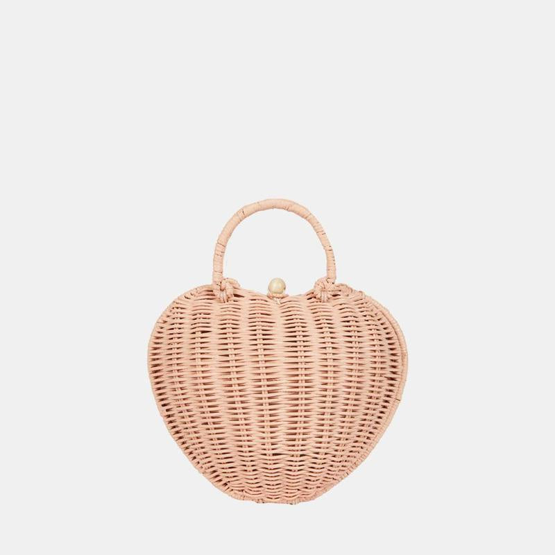 OLLI ELLA Rattan Luvya Bag - Rose