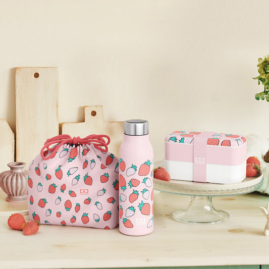 MONBENTO Pochette Graphic Bag Strawberry