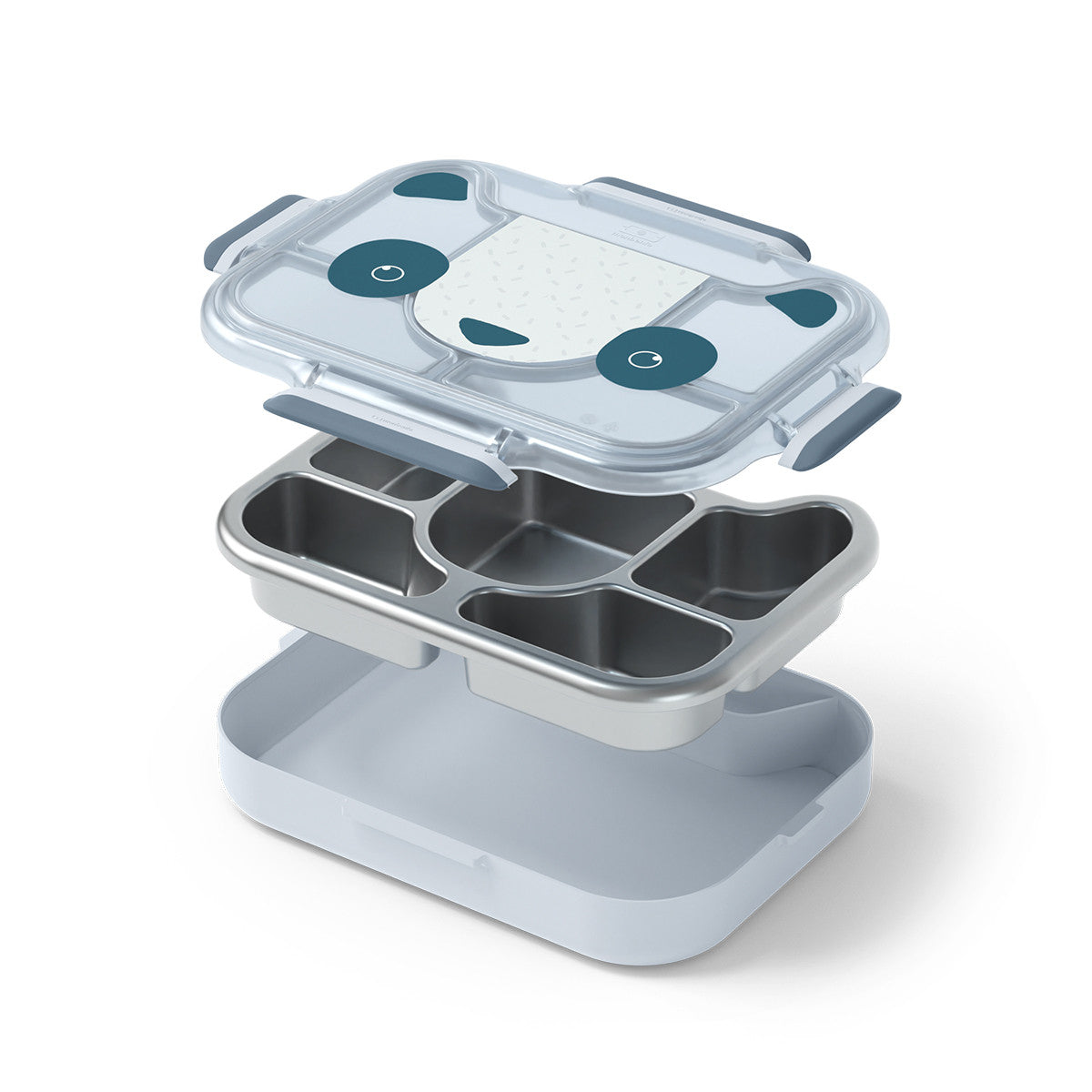 Monbento Mb Wonder Kids Lunch Tray Blue Panda