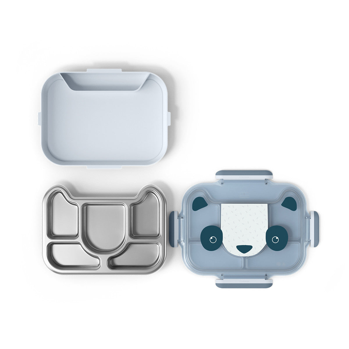 Monbento Mb Wonder Kids Lunch Tray Blue Panda