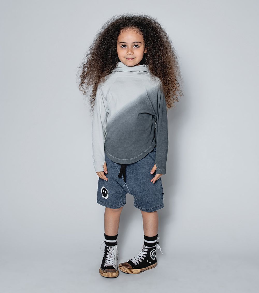 NUNUNU gradient ninja shirt