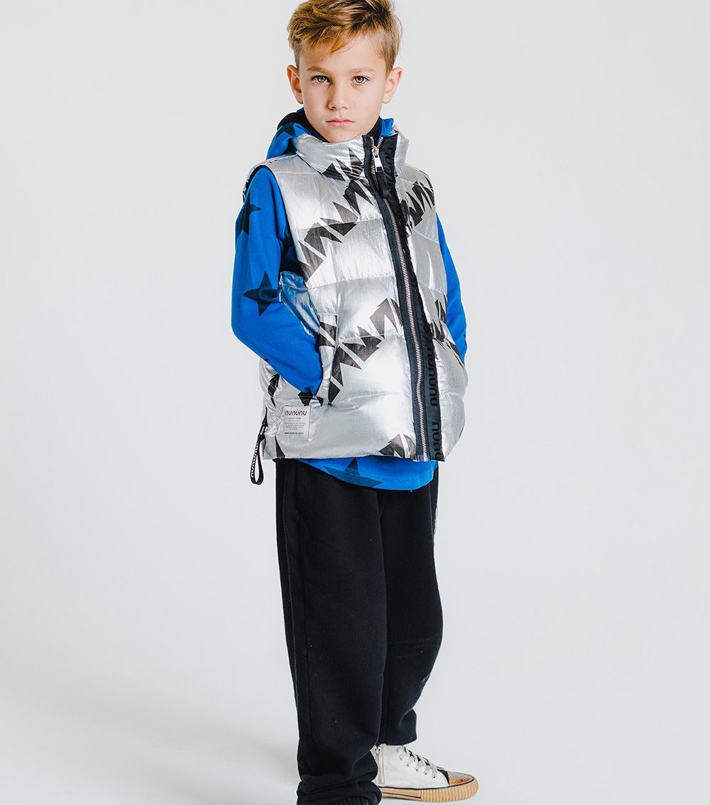 NUNUNU nununu down vest SILVER